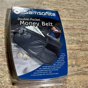 NWT Samsonite double-pocket money belt
